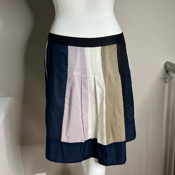 Marc by Marc Jacobs Sz 4 Front Button 100% Cotton Skirt - Picture 4 of 6